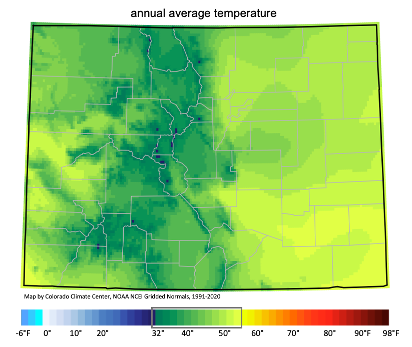 Colorado Climate Center Climate Normals